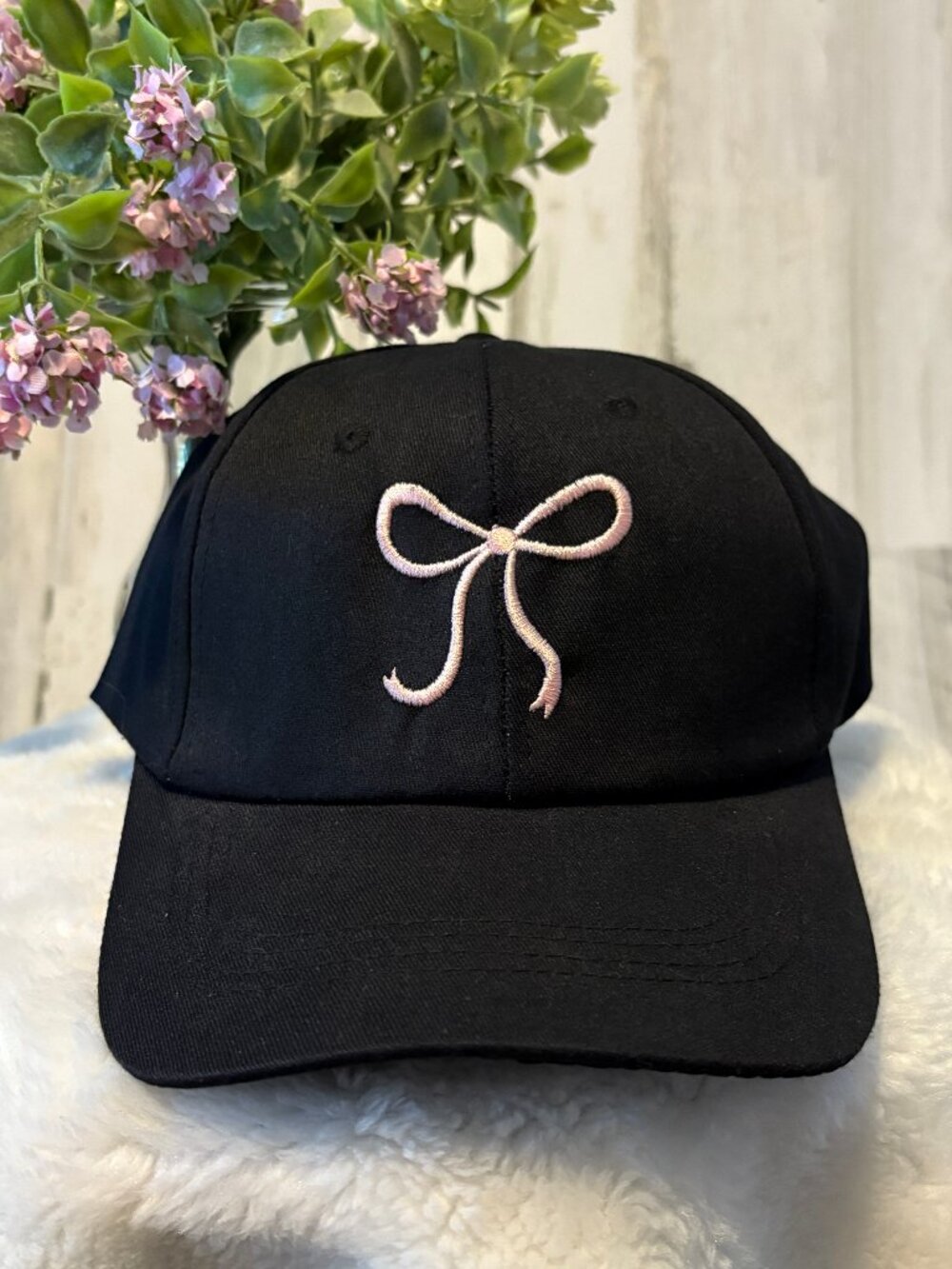EMBROIDERY BOW | NEW Your Big Sister's Hat Bar Custom Soft Brushed